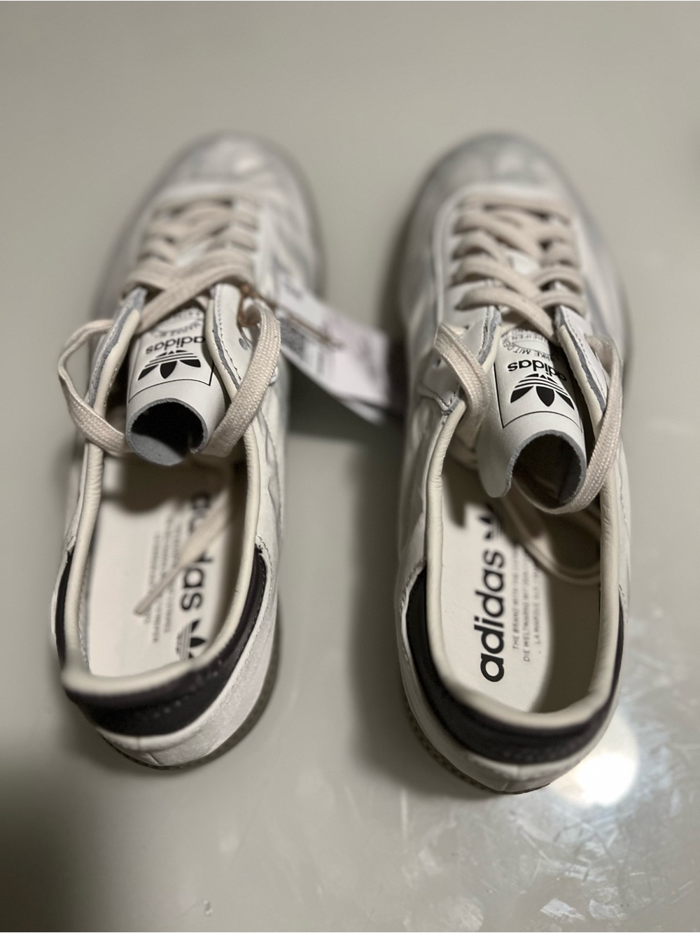 adidas Samba Decon Low-Top Sneakers with Gum Sole - Picture 5 of 7